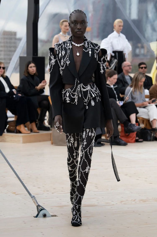 Enchanting Elegance: Alexander McQueen Spring 2022 Collection